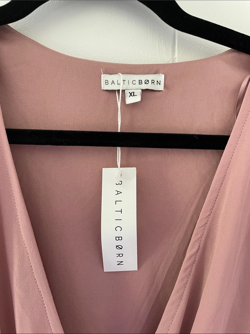Wrap Maxi Dress in Dusty Rose